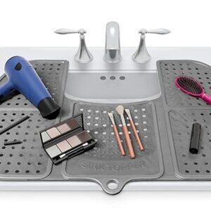 Elevate Your Beauty Routine with Sink Topper Foldable Sink Cover!